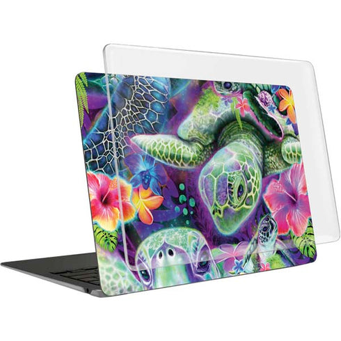 Rainbow Sea Turtles by Sheena Pike MacBook Air 15in (2023-2025) Case plus Skin